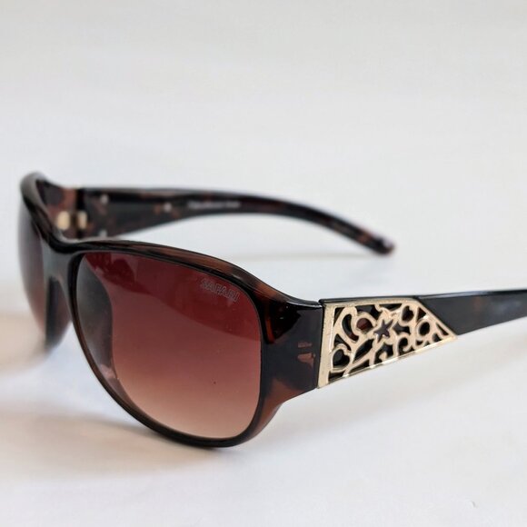 NWT True Vintage 90's Lady Fashion Designer Sunglasses (S. Tortoise) - Picture 3 of 5